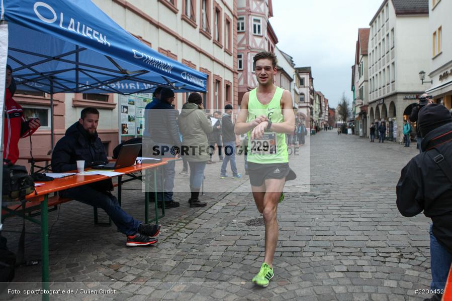 Leonardo Ortolano, 13.01.2018, Marktplatz, Karlstadt, Lauf, LG Karlstadt-Gambach-Lohr, LG Karlstadt, Staustufenlauf 2018 - Bild-ID: 2206452