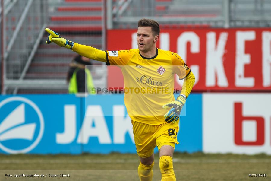 Patrick Drewes, 03.03.2018, Würzburg, FLYERALARM Arena, 3. Liga, VfR Aalen, FC Würzburger Kickers - Bild-ID: 2208348