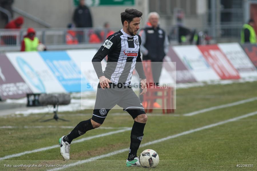 Sascha Traut, 03.03.2018, Würzburg, FLYERALARM Arena, 3. Liga, VfR Aalen, FC Würzburger Kickers - Bild-ID: 2208351
