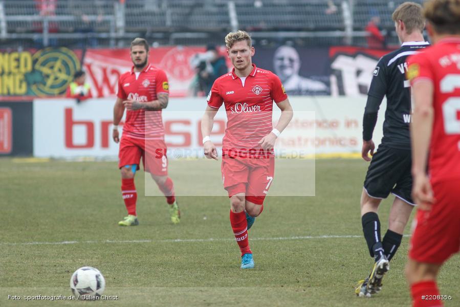 Felix Müller, 03.03.2018, Würzburg, FLYERALARM Arena, 3. Liga, VfR Aalen, FC Würzburger Kickers - Bild-ID: 2208356