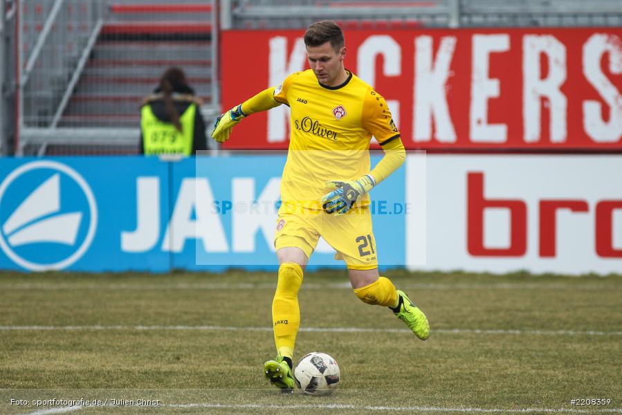 Patrick Drewes, 03.03.2018, Würzburg, FLYERALARM Arena, 3. Liga, VfR Aalen, FC Würzburger Kickers - Bild-ID: 2208359