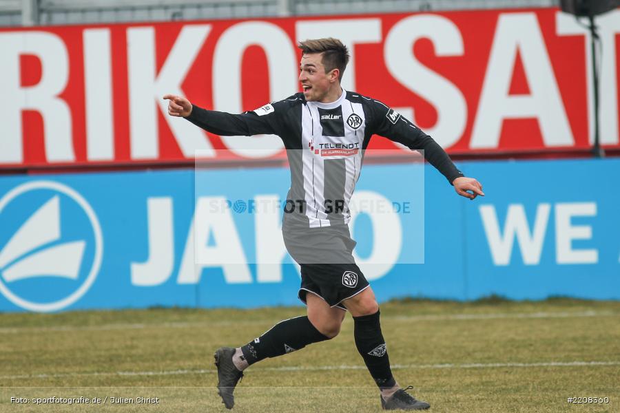 Luca Schnellbacher, 03.03.2018, Würzburg, FLYERALARM Arena, 3. Liga, VfR Aalen, FC Würzburger Kickers - Bild-ID: 2208360