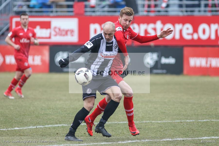 Matthias Morys, Maximilian Ahlschwede, 03.03.2018, Würzburg, FLYERALARM Arena, 3. Liga, VfR Aalen, FC Würzburger Kickers - Bild-ID: 2208403 Matthias Morys, Maximilian Ahlschwede, 03.03.2018, Würzburg, FLYERALARM Arena, 3. Liga, VfR Aalen, FC Würzburger Kickers - Bild-ID: 2208403