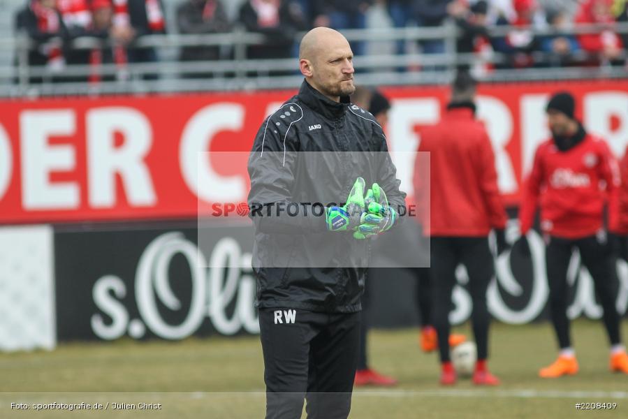 Robert Wulnikowski, 03.03.2018, Würzburg, FLYERALARM Arena, 3. Liga, VfR Aalen, FC Würzburger Kickers - Bild-ID: 2208409 Robert Wulnikowski, 03.03.2018, Würzburg, FLYERALARM Arena, 3. Liga, VfR Aalen, FC Würzburger Kickers - Bild-ID: 2208409
