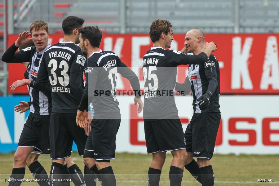 Matthias Morys, 03.03.2018, Würzburg, FLYERALARM Arena, 3. Liga, VfR Aalen, FC Würzburger Kickers - Bild-ID: 2208411