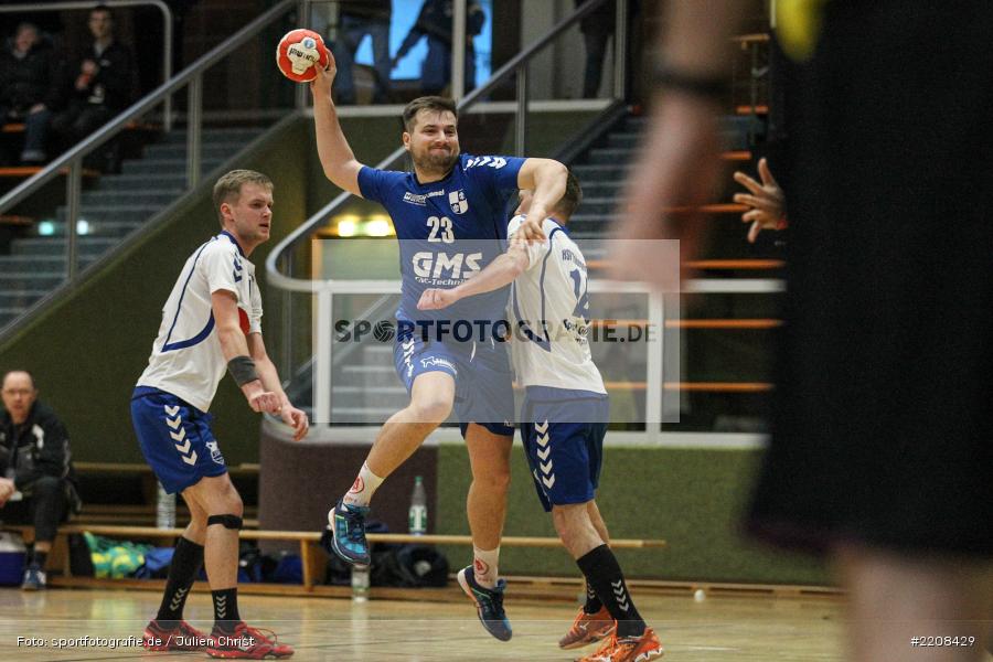 Sebastian Reiss, Sebastian Klüpfel, Handball, Derby, Erwin-Ammann-Halle, 04.03.2018, Bezirksliga Staffel Nord, HSV Thüngersheim, TSV Karlstadt - Bild-ID: 2208429