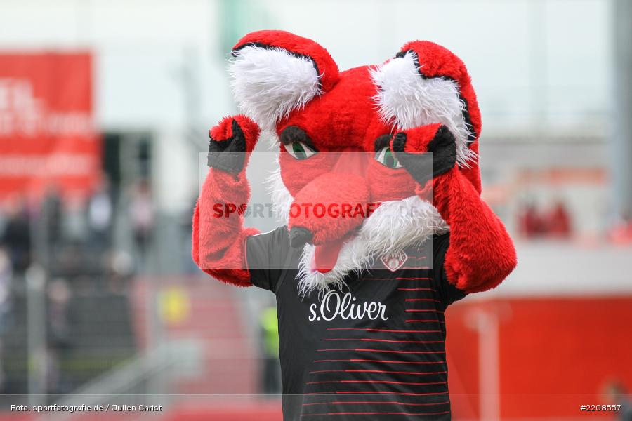 Maskottchen, Kalle vom Dalle, 10.03.2018, Würzburg, flyeralarm Arena, 3. Liga, VfL Osnabrück, FC Würzburger Kickers - Bild-ID: 2208557