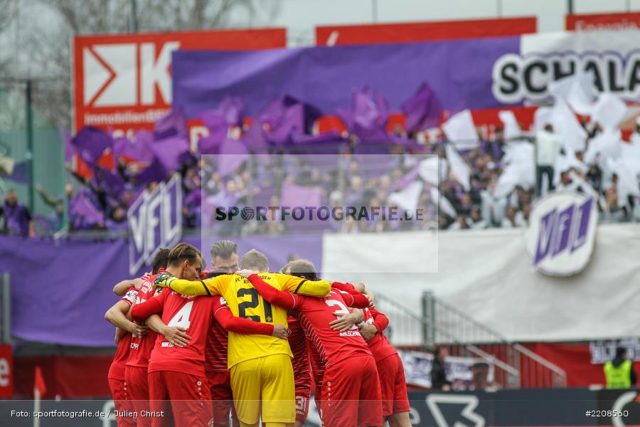 Mannschaftskreis, 10.03.2018, Würzburg, flyeralarm Arena, 3. Liga, VfL Osnabrück, FC Würzburger Kickers - Bild-ID: 2208560 Mannschaftskreis, 10.03.2018, Würzburg, flyeralarm Arena, 3. Liga, VfL Osnabrück, FC Würzburger Kickers - Bild-ID: 2208560