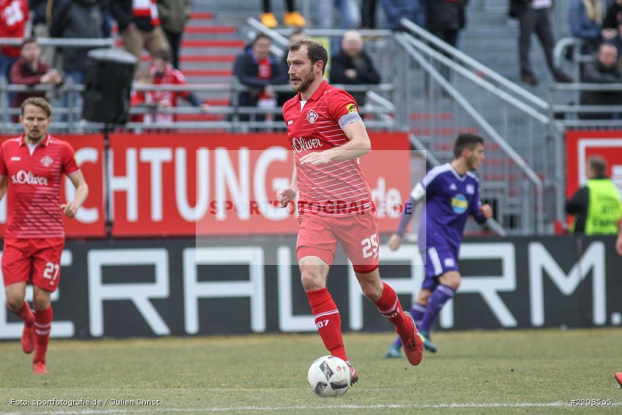 Sebastian Neumann, 10.03.2018, Würzburg, flyeralarm Arena, 3. Liga, VfL Osnabrück, FC Würzburger Kickers - Bild-ID: 2208565