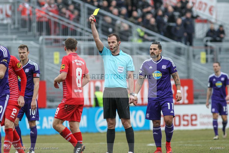 Emanuel Taffertshofer, Marco Fritz, 10.03.2018, Würzburg, flyeralarm Arena, 3. Liga, VfL Osnabrück, FC Würzburger Kickers - Bild-ID: 2208567