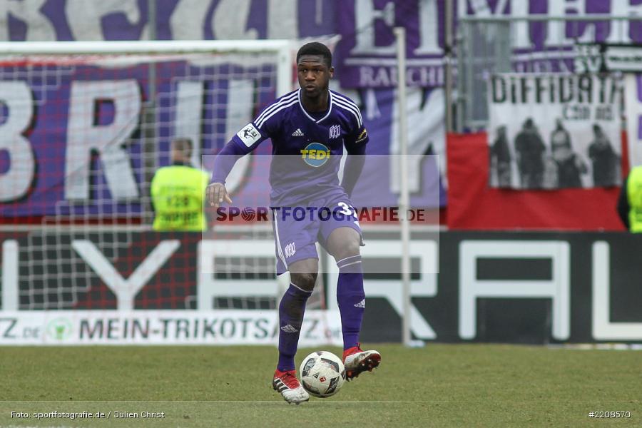 Stephen Sama, 10.03.2018, Würzburg, flyeralarm Arena, 3. Liga, VfL Osnabrück, FC Würzburger Kickers - Bild-ID: 2208570
