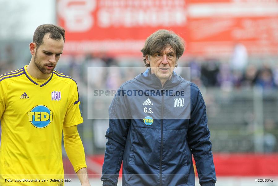 Marius Gersbeck, Günter Schröder, 10.03.2018, Würzburg, flyeralarm Arena, 3. Liga, VfL Osnabrück, FC Würzburger Kickers - Bild-ID: 2208592
