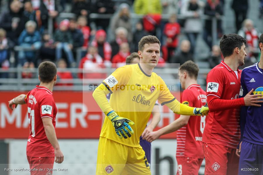 Patrick Drewes, 10.03.2018, Würzburg, flyeralarm Arena, 3. Liga, VfL Osnabrück, FC Würzburger Kickers - Bild-ID: 2208603