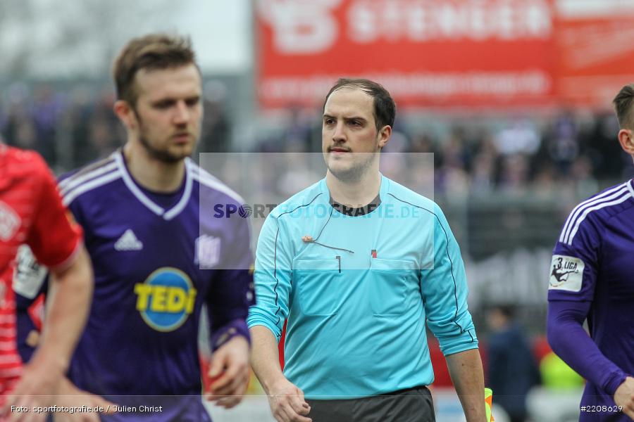 Benedikt Seyler, SR-Gruppe Saarland, 10.03.2018, Würzburg, flyeralarm Arena, 3. Liga, VfL Osnabrück, FC Würzburger Kickers - Bild-ID: 2208629