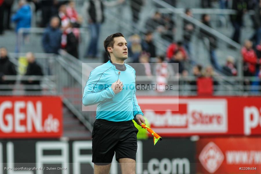 Alexander Ernst, SR-Gruppe Duisburg, 10.03.2018, Würzburg, flyeralarm Arena, 3. Liga, VfL Osnabrück, FC Würzburger Kickers - Bild-ID: 2208634
