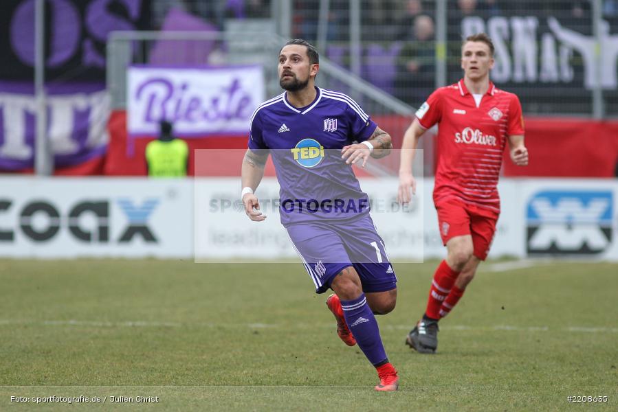 Marcos Alvarez, 10.03.2018, Würzburg, flyeralarm Arena, 3. Liga, VfL Osnabrück, FC Würzburger Kickers - Bild-ID: 2208635