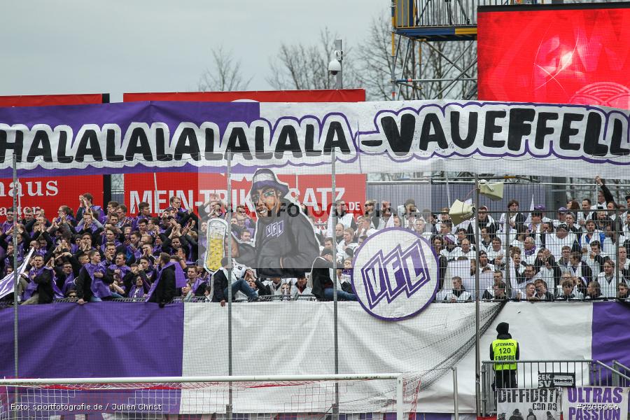 Choreografie, 10.03.2018, Würzburg, flyeralarm Arena, 3. Liga, VfL Osnabrück, FC Würzburger Kickers - Bild-ID: 2208636