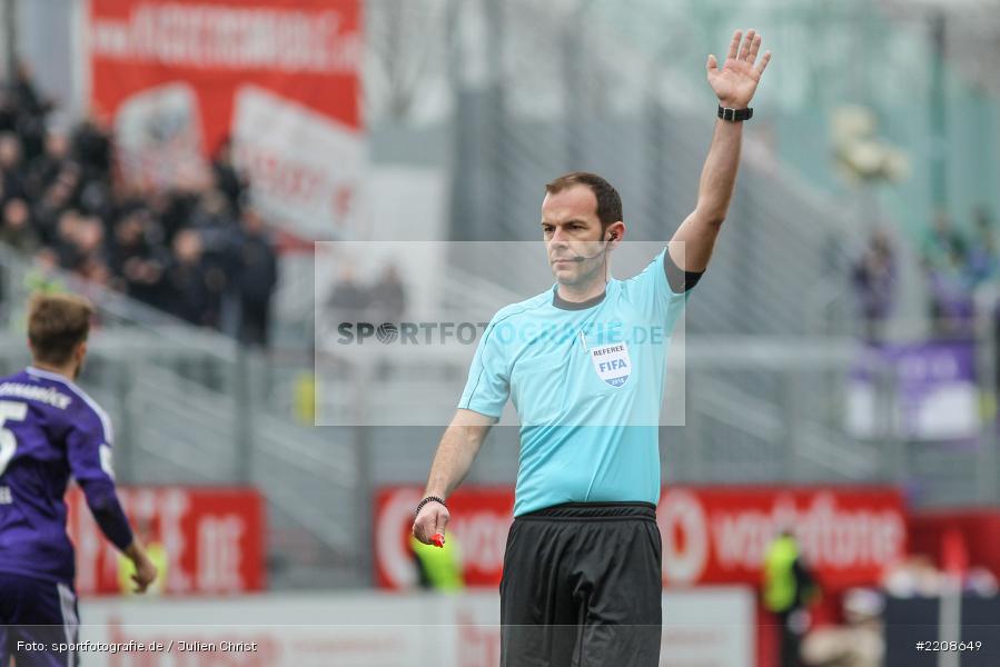 Schiedsrichter, Marco Fritz, 10.03.2018, Würzburg, flyeralarm Arena, 3. Liga, VfL Osnabrück, FC Würzburger Kickers - Bild-ID: 2208649
