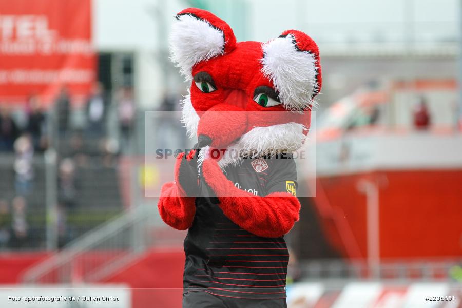 Maskottchen, Kalle vom Dalle, 10.03.2018, Würzburg, flyeralarm Arena, 3. Liga, VfL Osnabrück, FC Würzburger Kickers - Bild-ID: 2208651