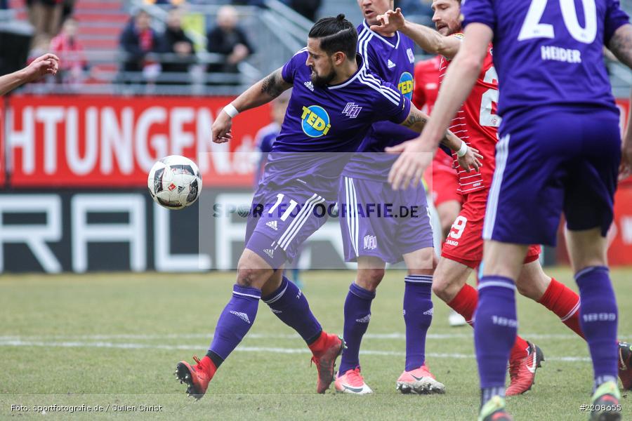 Marcos Alvarez, 10.03.2018, Würzburg, flyeralarm Arena, 3. Liga, VfL Osnabrück, FC Würzburger Kickers - Bild-ID: 2208655