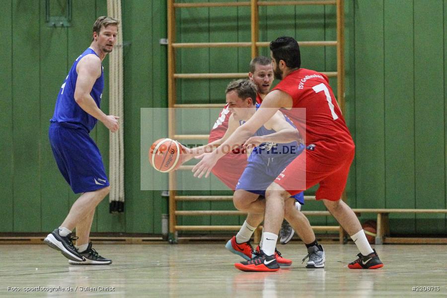 Yahya Abou Kaf, Kevin MacNeil, David Keller-May, Basketball, 10.03.2018, TSV Großheubach, TSV Karlstadt - Bild-ID: 2208713 Yahya Abou Kaf, Kevin MacNeil, David Keller-May, Basketball, 10.03.2018, TSV Großheubach, TSV Karlstadt - Bild-ID: 2208713