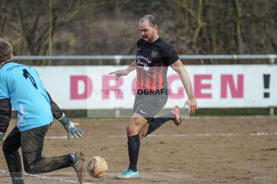 Rene Kohlhepp, David Waters, 11.03.2018, Kreisliga Würzburg, TSV Partenstein, TSV Karlburg II - Bild-ID: 2208733