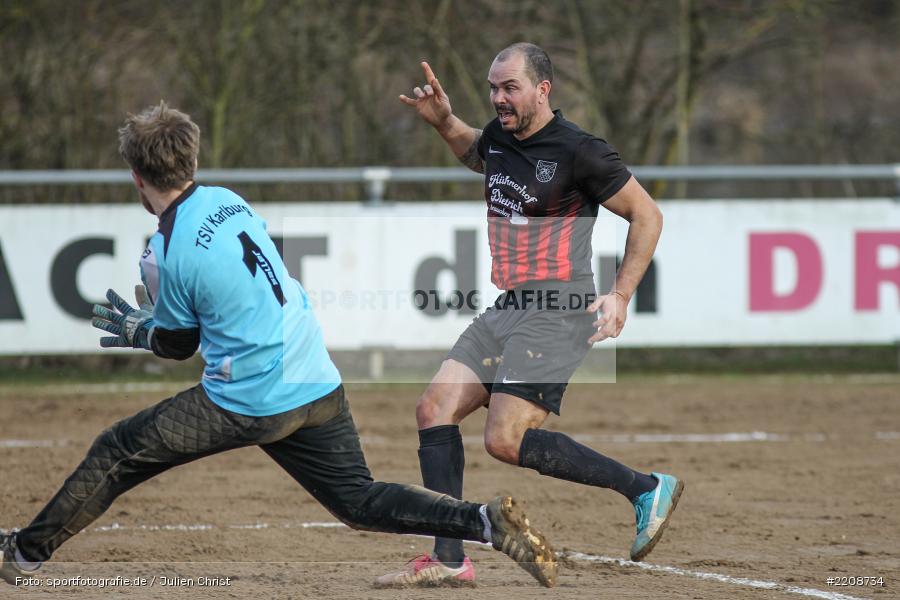 Rene Kohlhepp, David Waters, 11.03.2018, Kreisliga Würzburg, TSV Partenstein, TSV Karlburg II - Bild-ID: 2208734