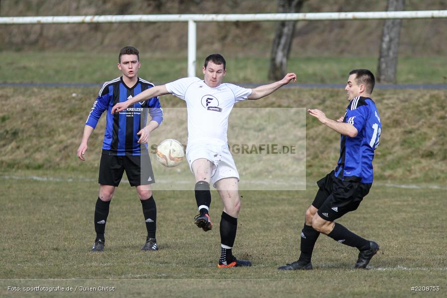 David Pahls, Daniel Röder, 11.03.2018, Kreisklasse Würzburg, BSC Aura, FV Wernfeld/Adelsberg - Bild-ID: 2208753 David Pahls, Daniel Röder, 11.03.2018, Kreisklasse Würzburg, BSC Aura, FV Wernfeld/Adelsberg - Bild-ID: 2208753