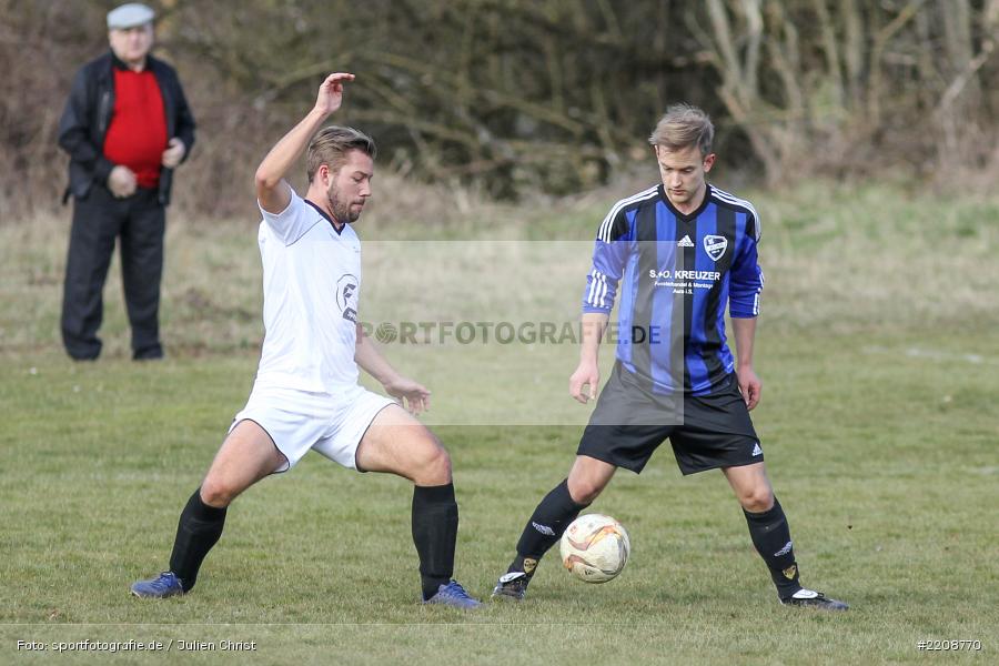 Michael Rützel, Julian Volpert, 11.03.2018, Kreisklasse Würzburg, BSC Aura, FV Wernfeld/Adelsberg - Bild-ID: 2208770