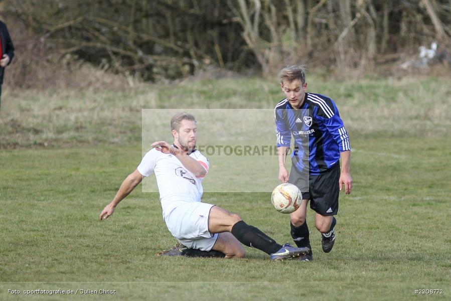 Michael Rützel, Julian Volpert, 11.03.2018, Kreisklasse Würzburg, BSC Aura, FV Wernfeld/Adelsberg - Bild-ID: 2208772