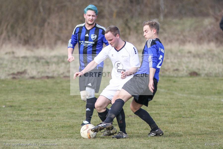 Michael Rützel, Pascal Diemer, 11.03.2018, Kreisklasse Würzburg, BSC Aura, FV Wernfeld/Adelsberg - Bild-ID: 2208776