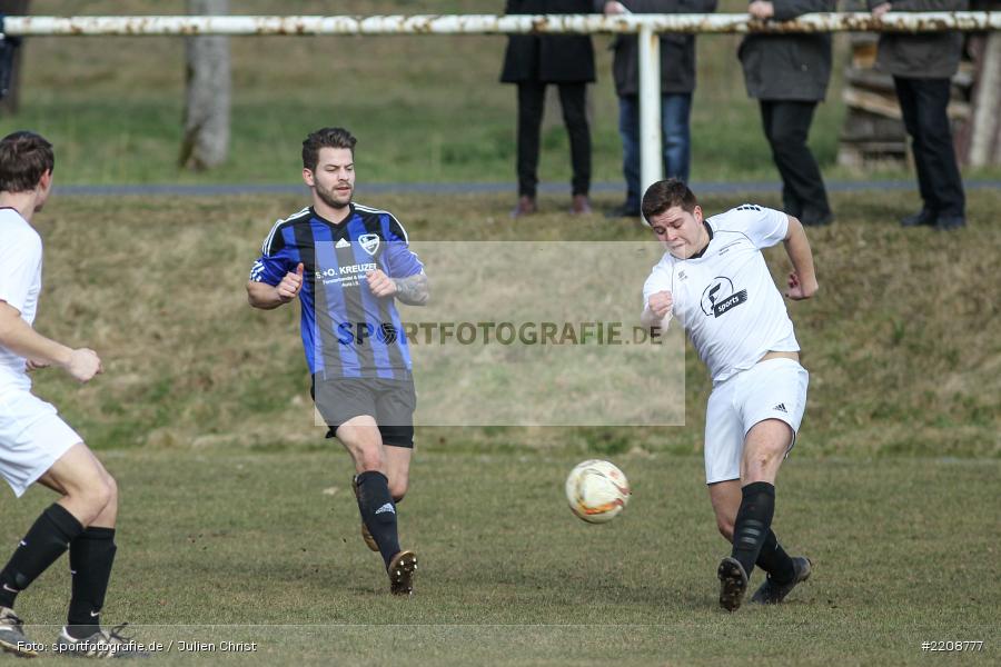 Dane Hofmann, Dylan Wells, 11.03.2018, Kreisklasse Würzburg, BSC Aura, FV Wernfeld/Adelsberg - Bild-ID: 2208777