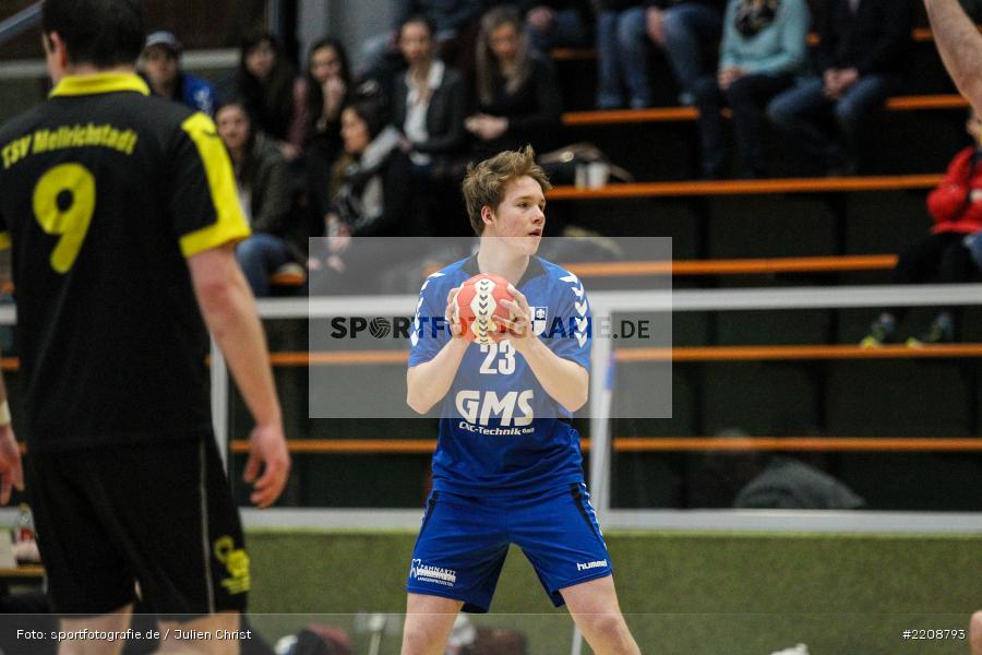 Max Schmitt, 18.03.2018, Handball, TSV Mellrichstadt, TSV Karlstadt - Bild-ID: 2208793