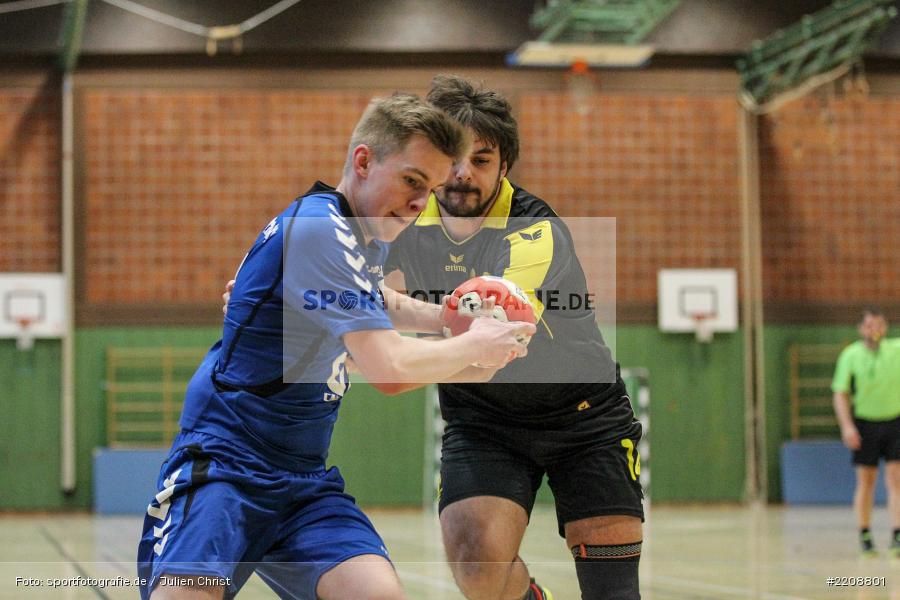 Jonas Seifert, Adrian Schwab, 18.03.2018, Handball, TSV Mellrichstadt, TSV Karlstadt - Bild-ID: 2208801