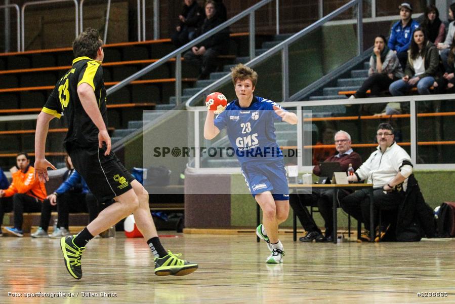 Max Schmitt, 18.03.2018, Handball, TSV Mellrichstadt, TSV Karlstadt - Bild-ID: 2208803