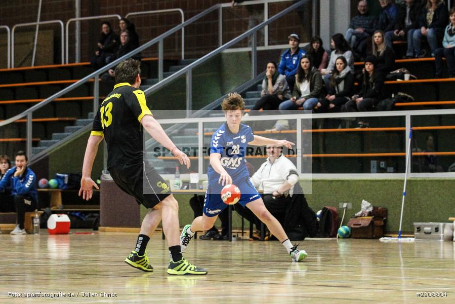 Max Schmitt, Robert Schmidt, 18.03.2018, Handball, TSV Mellrichstadt, TSV Karlstadt - Bild-ID: 2208804