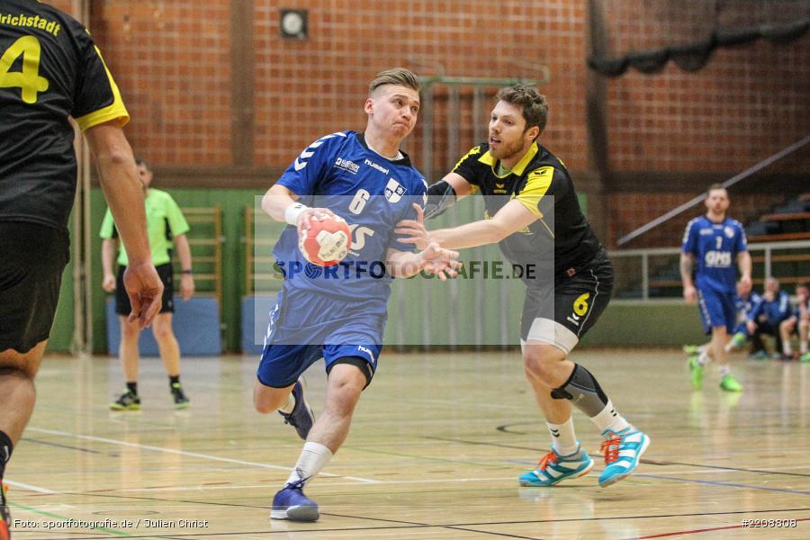 Sebastian Gith, Jonas Holaschke, 18.03.2018, Handball, TSV Mellrichstadt, TSV Karlstadt - Bild-ID: 2208808