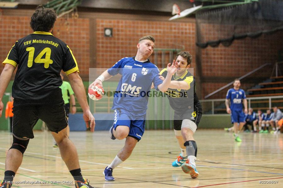 Sebastian Gith, Jonas Holaschke, 18.03.2018, Handball, TSV Mellrichstadt, TSV Karlstadt - Bild-ID: 2208809