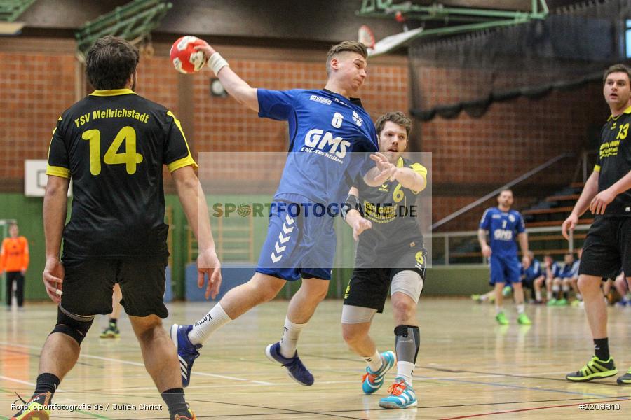 Sebastian Gith, Jonas Holaschke, 18.03.2018, Handball, TSV Mellrichstadt, TSV Karlstadt - Bild-ID: 2208810
