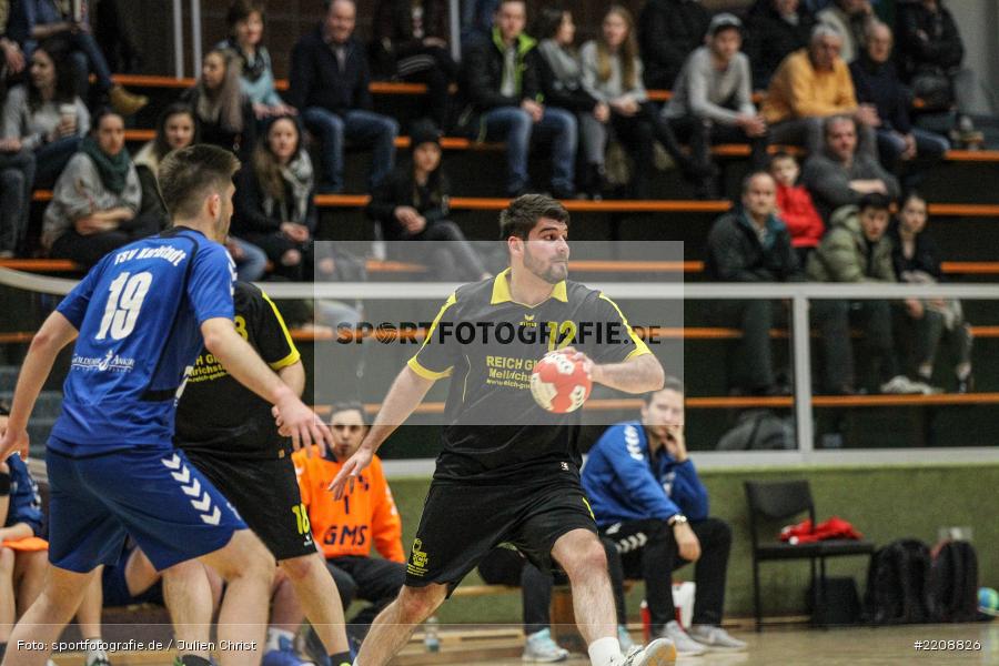 Daniel Schuler, 18.03.2018, Handball, TSV Mellrichstadt, TSV Karlstadt - Bild-ID: 2208826