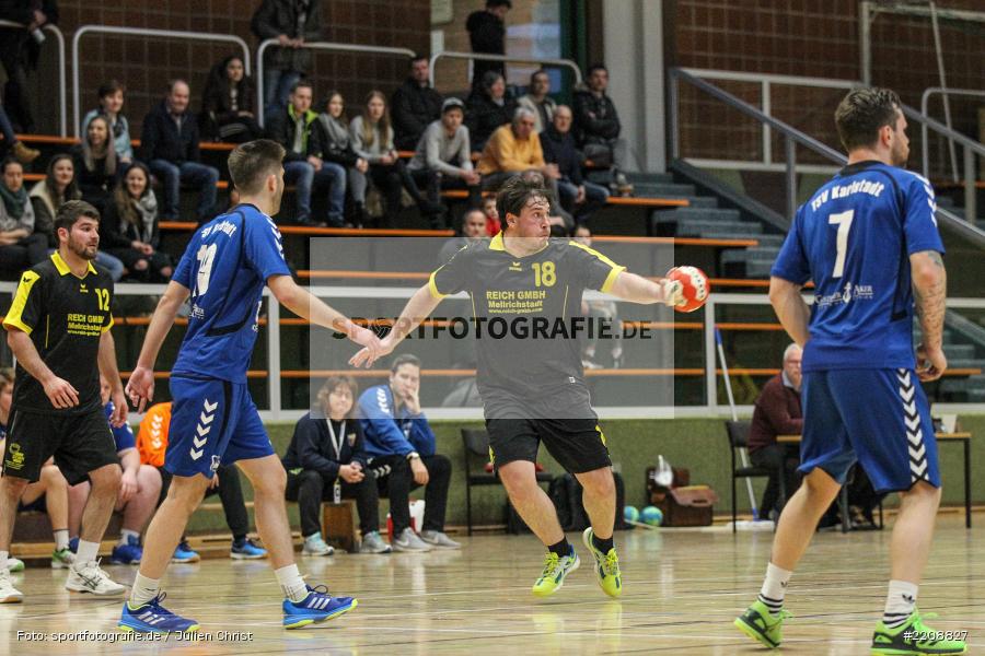 Christoph Schneider, 18.03.2018, Handball, TSV Mellrichstadt, TSV Karlstadt - Bild-ID: 2208827