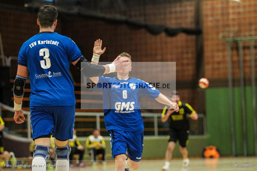 Jonas Holaschke, Daniel Born, 18.03.2018, Handball, TSV Mellrichstadt, TSV Karlstadt - Bild-ID: 2208830