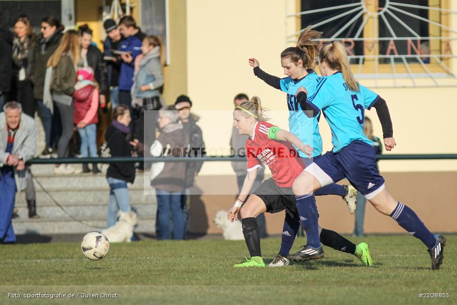 Laura Eller, Marie Theres Franz, 24.03.2018, Landesliga Nord (Frauen), SV Neusorg (N), FC Karsbach - Bild-ID: 2208853