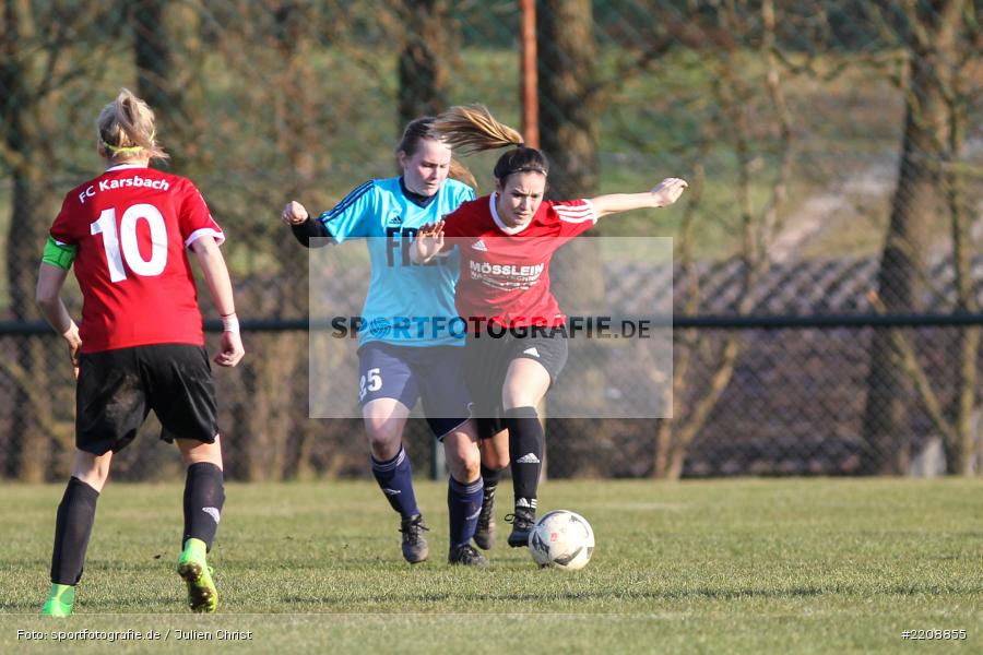 Sophia Burkard, Luisa Popp, 24.03.2018, Landesliga Nord (Frauen), SV Neusorg (N), FC Karsbach - Bild-ID: 2208855