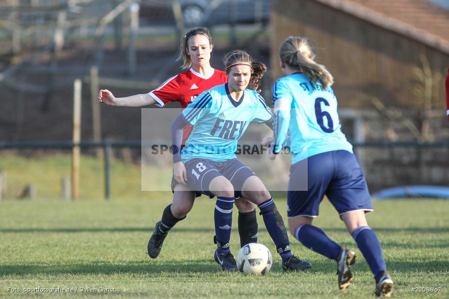 Susanne Stich, Sophia Burkard, 24.03.2018, Landesliga Nord (Frauen), SV Neusorg (N), FC Karsbach - Bild-ID: 2208867 Susanne Stich, Sophia Burkard, 24.03.2018, Landesliga Nord (Frauen), SV Neusorg (N), FC Karsbach - Bild-ID: 2208867