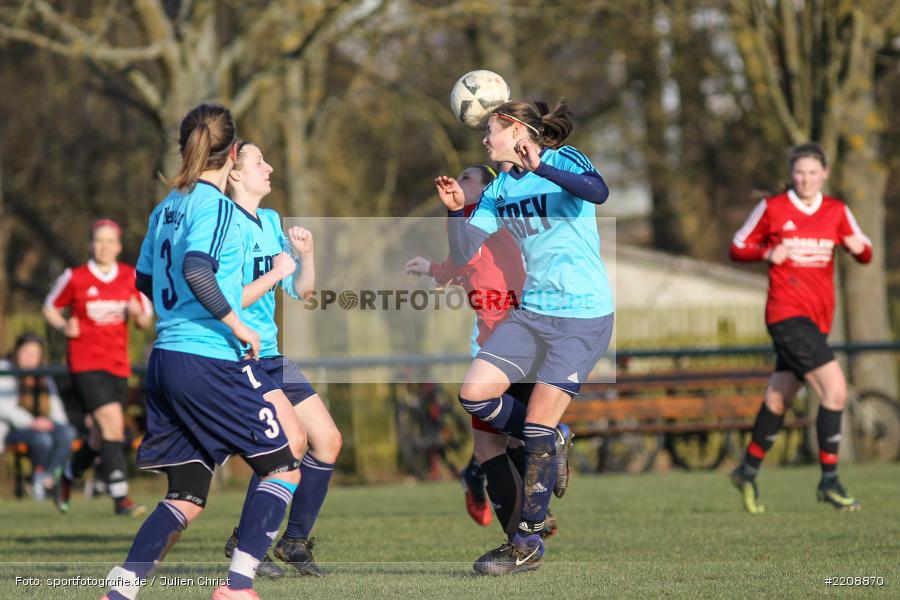 Susanne Stich, Laura Rosenberger, 24.03.2018, Landesliga Nord (Frauen), SV Neusorg (N), FC Karsbach - Bild-ID: 2208870