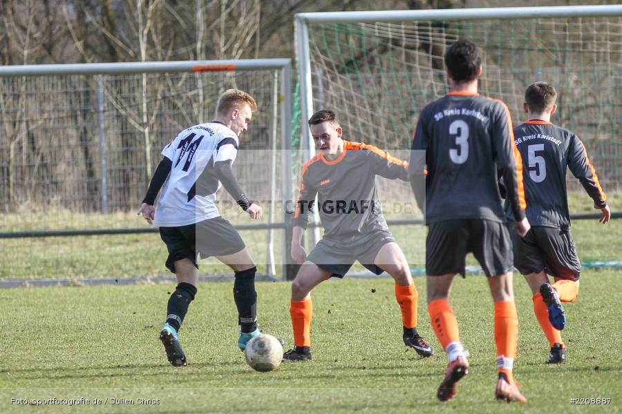 Markus Ebner, Julian Martin, 24.03.2018, A-Junioren Kreisliga, JFG Schwanberg, (SG) FV Karlstadt - Bild-ID: 2208887
