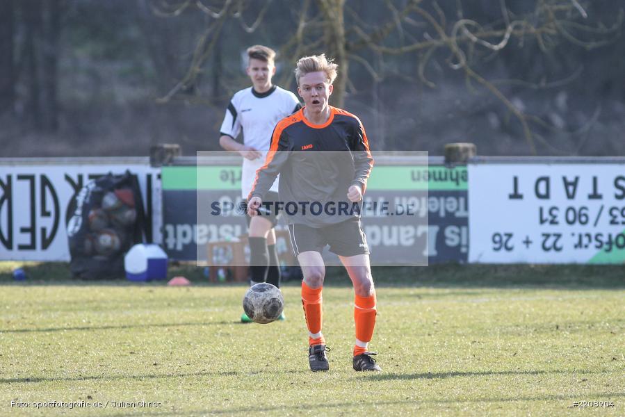 Maximilian Strick, 24.03.2018, A-Junioren Kreisliga, JFG Schwanberg, (SG) FV Karlstadt - Bild-ID: 2208904