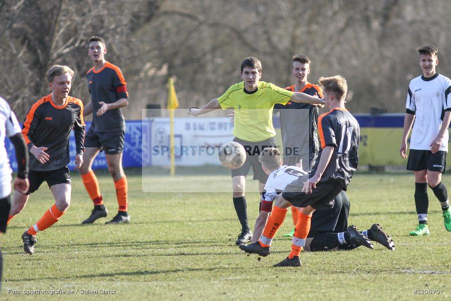 Simon Keller, 24.03.2018, A-Junioren Kreisliga, JFG Schwanberg, (SG) FV Karlstadt - Bild-ID: 2208909