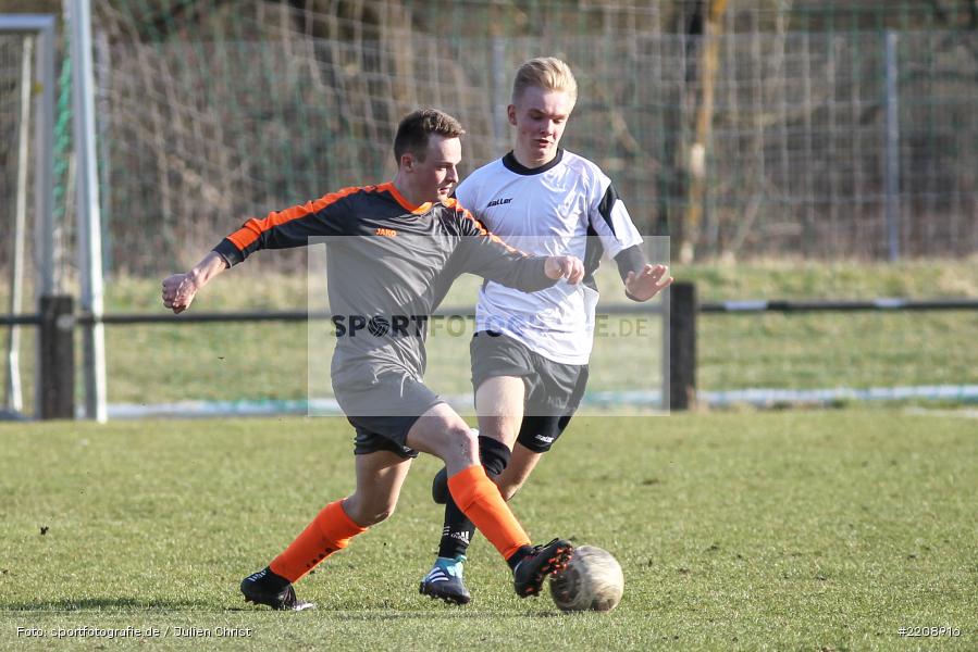 Julian Martin, Markus Ebner, 24.03.2018, A-Junioren Kreisliga, JFG Schwanberg, (SG) FV Karlstadt - Bild-ID: 2208916